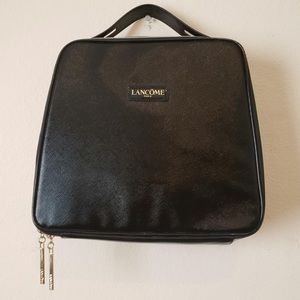 LANCOME PARIS Extra Large Black Make Up Bag